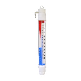 Thermomètre statique vertical de  frigo ou congélateur avec ou sans blister.