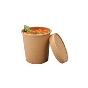 Pot à soupe brun  