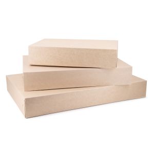Boîte pour plateau traiteur kraft  